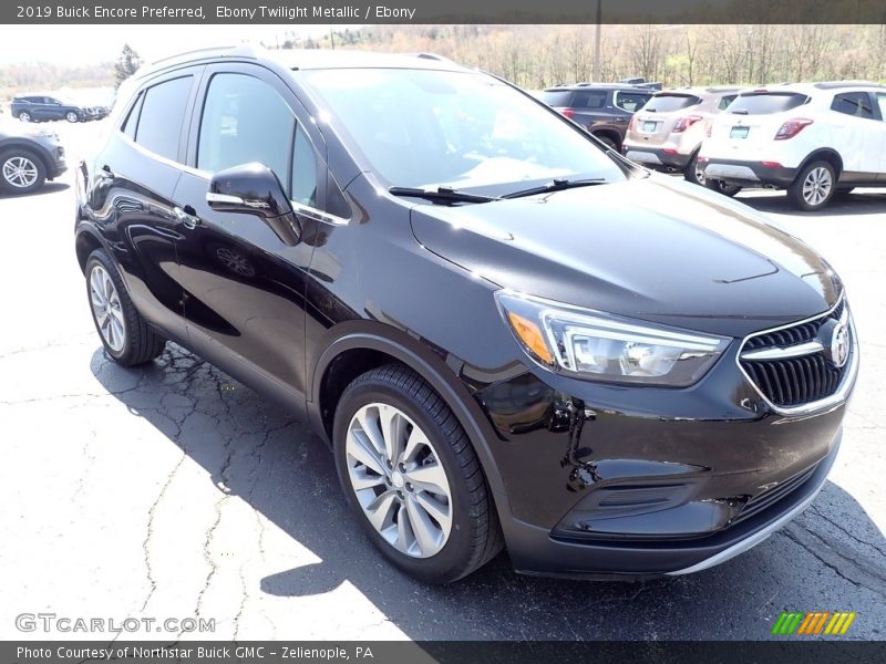 Ebony Twilight Metallic / Ebony 2019 Buick Encore Preferred