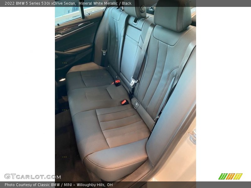 Rear Seat of 2022 5 Series 530i xDrive Sedan