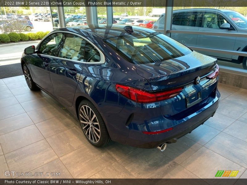 Phytonic Blue Metallic / Oyster 2022 BMW 2 Series 228i xDrive Gran Coupe