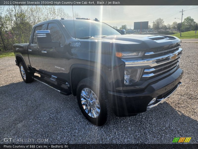 Black / Jet Black 2021 Chevrolet Silverado 3500HD High Country Crew Cab 4x4