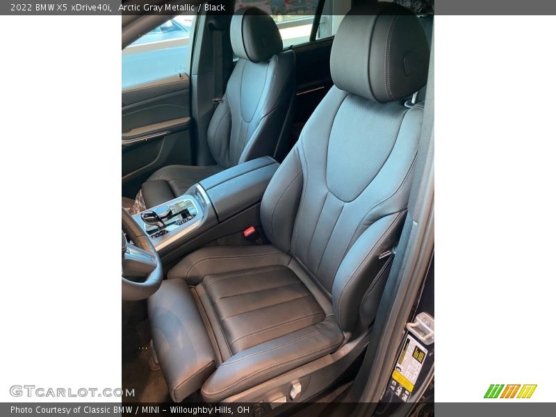 Arctic Gray Metallic / Black 2022 BMW X5 xDrive40i