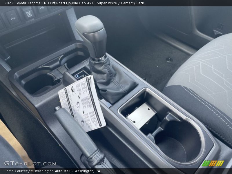  2022 Tacoma TRD Off Road Double Cab 4x4 6 Speed Automatic Shifter