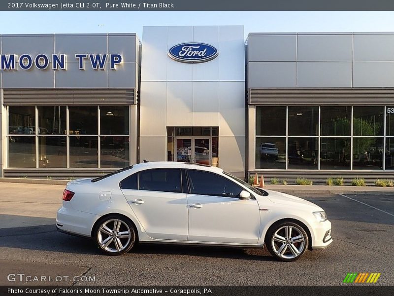 Pure White / Titan Black 2017 Volkswagen Jetta GLI 2.0T