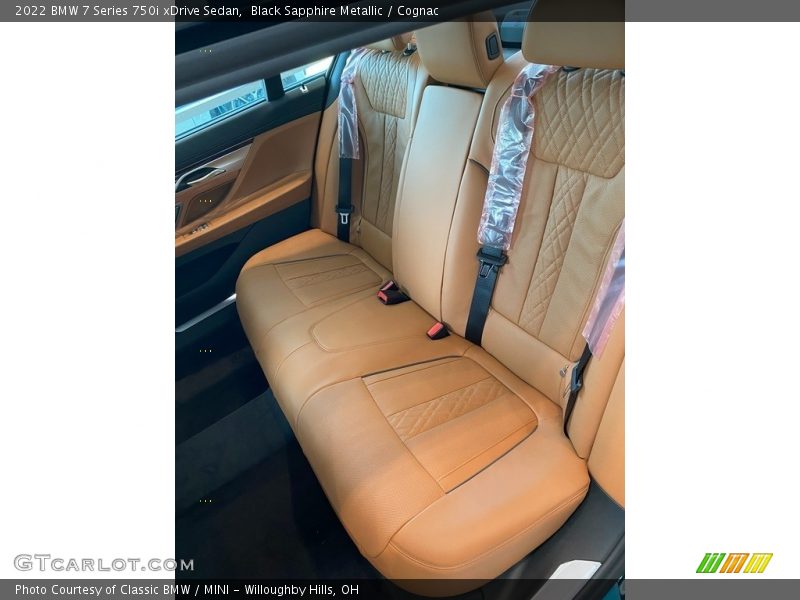 Rear Seat of 2022 7 Series 750i xDrive Sedan
