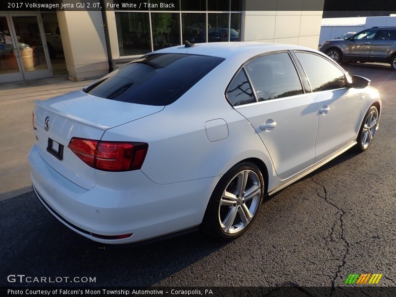 Pure White / Titan Black 2017 Volkswagen Jetta GLI 2.0T