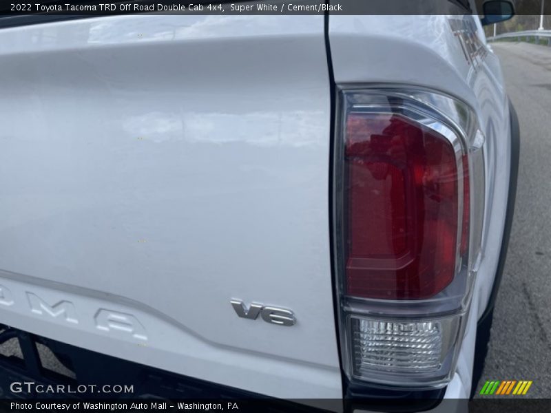 Super White / Cement/Black 2022 Toyota Tacoma TRD Off Road Double Cab 4x4