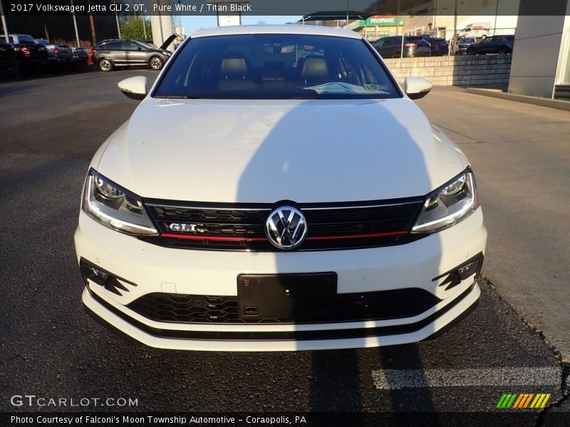 Pure White / Titan Black 2017 Volkswagen Jetta GLI 2.0T