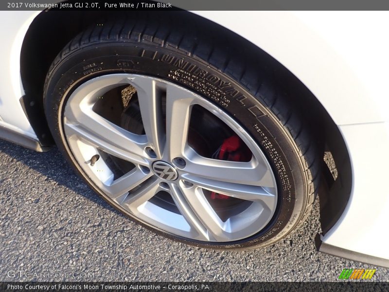 Pure White / Titan Black 2017 Volkswagen Jetta GLI 2.0T