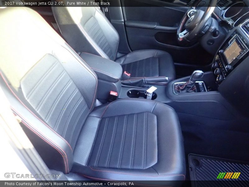 Pure White / Titan Black 2017 Volkswagen Jetta GLI 2.0T