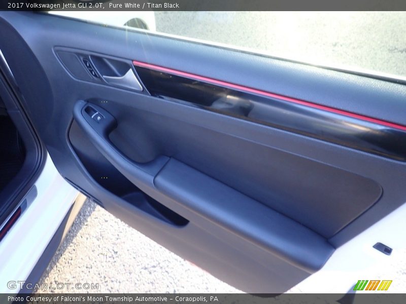 Pure White / Titan Black 2017 Volkswagen Jetta GLI 2.0T