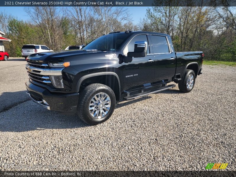 Black / Jet Black 2021 Chevrolet Silverado 3500HD High Country Crew Cab 4x4