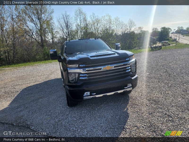Black / Jet Black 2021 Chevrolet Silverado 3500HD High Country Crew Cab 4x4