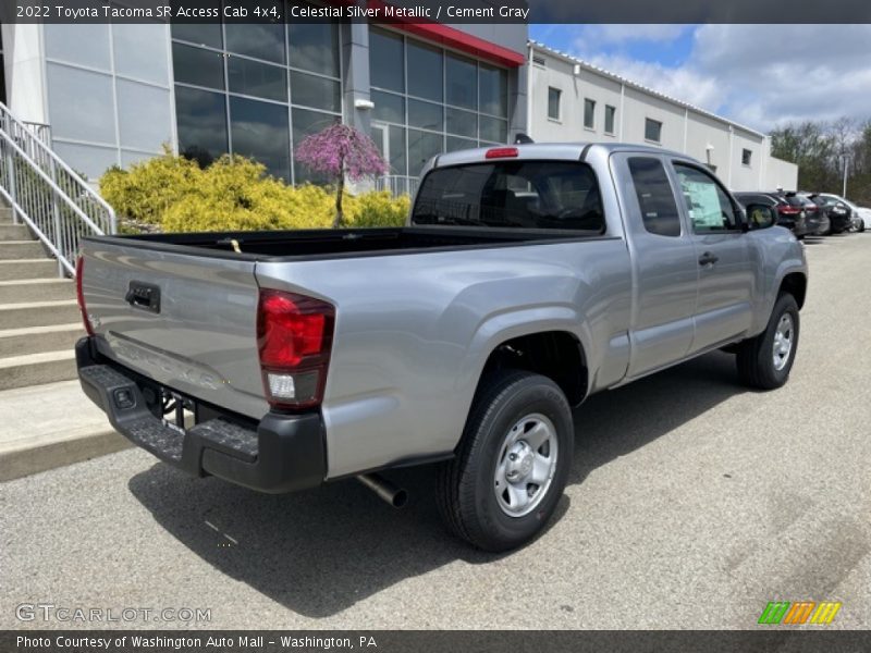 Celestial Silver Metallic / Cement Gray 2022 Toyota Tacoma SR Access Cab 4x4