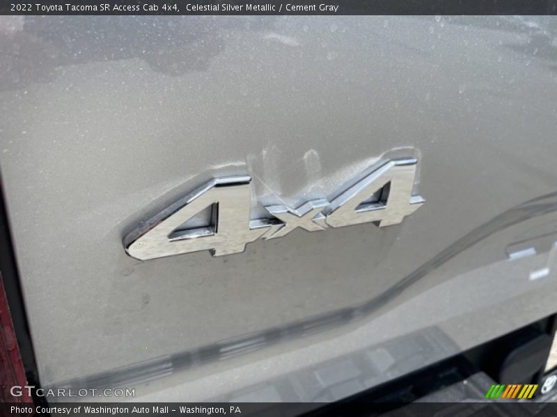 Celestial Silver Metallic / Cement Gray 2022 Toyota Tacoma SR Access Cab 4x4