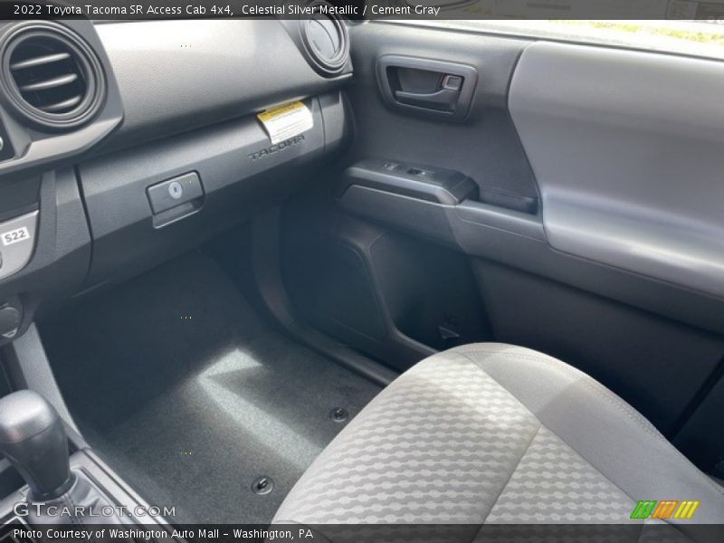 Celestial Silver Metallic / Cement Gray 2022 Toyota Tacoma SR Access Cab 4x4
