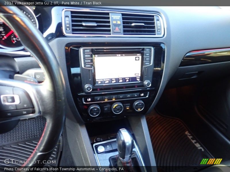 Pure White / Titan Black 2017 Volkswagen Jetta GLI 2.0T