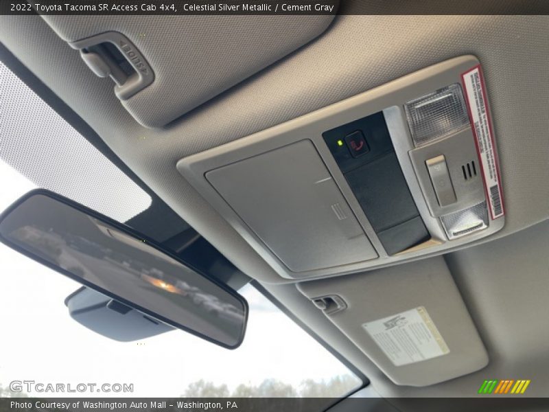 Celestial Silver Metallic / Cement Gray 2022 Toyota Tacoma SR Access Cab 4x4