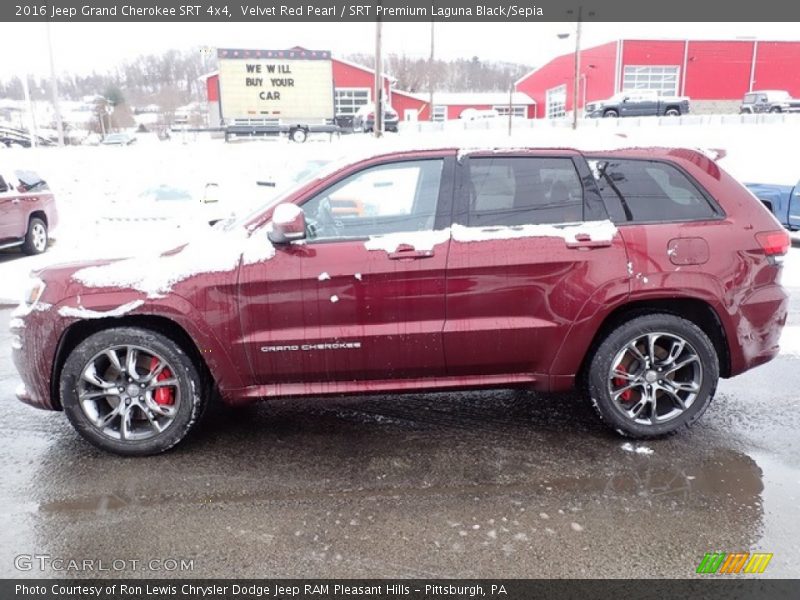  2016 Grand Cherokee SRT 4x4 Velvet Red Pearl