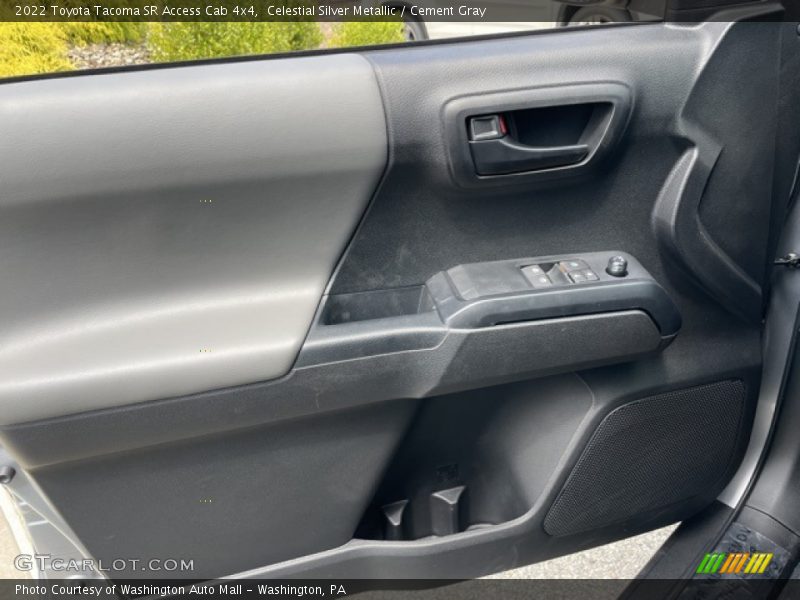 Celestial Silver Metallic / Cement Gray 2022 Toyota Tacoma SR Access Cab 4x4