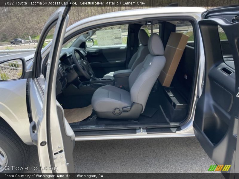  2022 Tacoma SR Access Cab 4x4 Cement Gray Interior