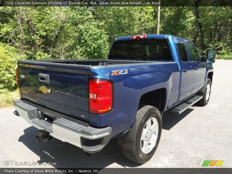 Deep Ocean Blue Metallic / Jet Black 2015 Chevrolet Silverado 2500HD LT Double Cab 4x4
