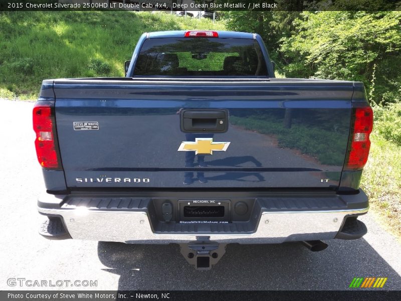Deep Ocean Blue Metallic / Jet Black 2015 Chevrolet Silverado 2500HD LT Double Cab 4x4