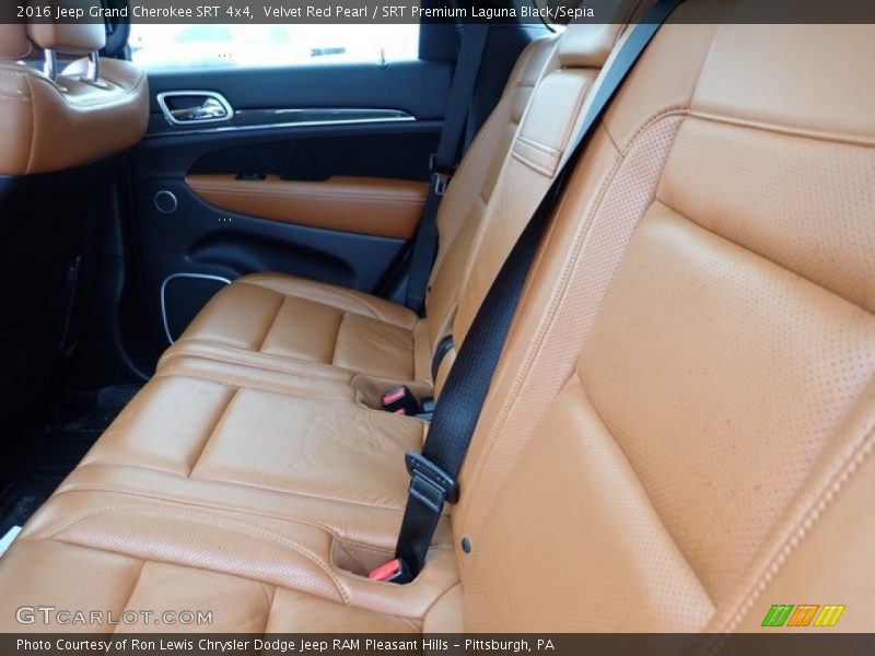 Rear Seat of 2016 Grand Cherokee SRT 4x4