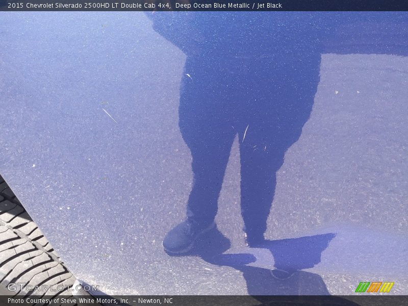 Deep Ocean Blue Metallic / Jet Black 2015 Chevrolet Silverado 2500HD LT Double Cab 4x4