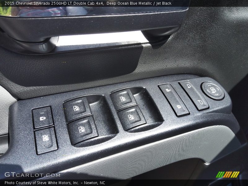 Deep Ocean Blue Metallic / Jet Black 2015 Chevrolet Silverado 2500HD LT Double Cab 4x4