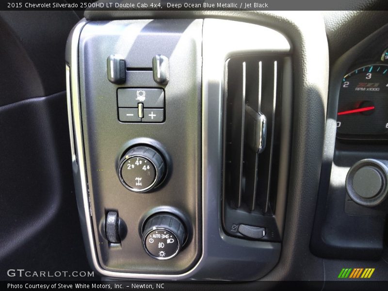 Deep Ocean Blue Metallic / Jet Black 2015 Chevrolet Silverado 2500HD LT Double Cab 4x4