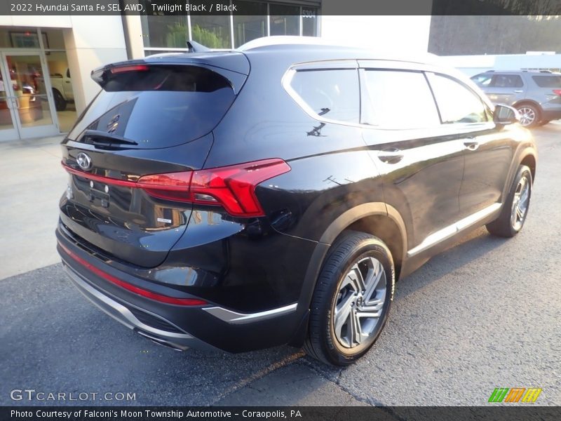 Twilight Black / Black 2022 Hyundai Santa Fe SEL AWD