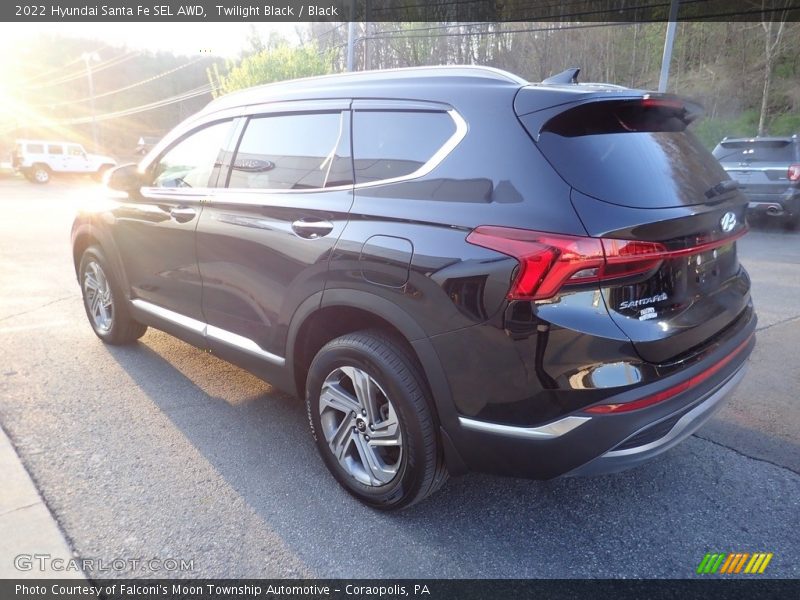 Twilight Black / Black 2022 Hyundai Santa Fe SEL AWD