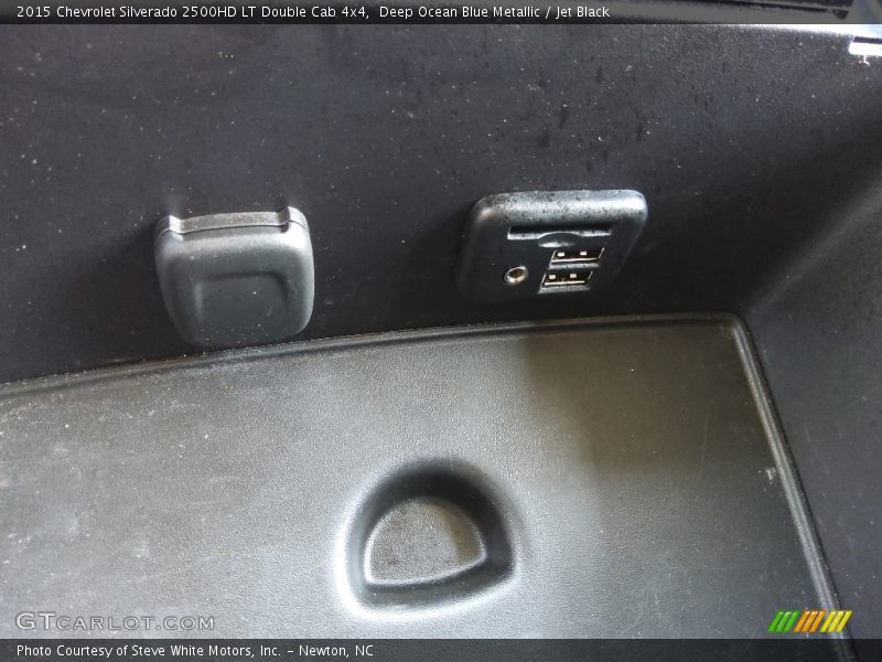 Deep Ocean Blue Metallic / Jet Black 2015 Chevrolet Silverado 2500HD LT Double Cab 4x4