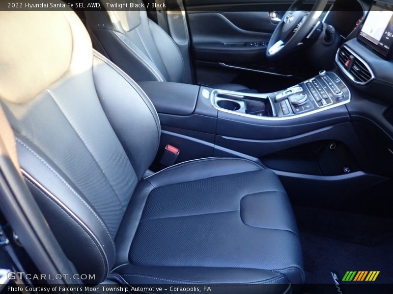Twilight Black / Black 2022 Hyundai Santa Fe SEL AWD