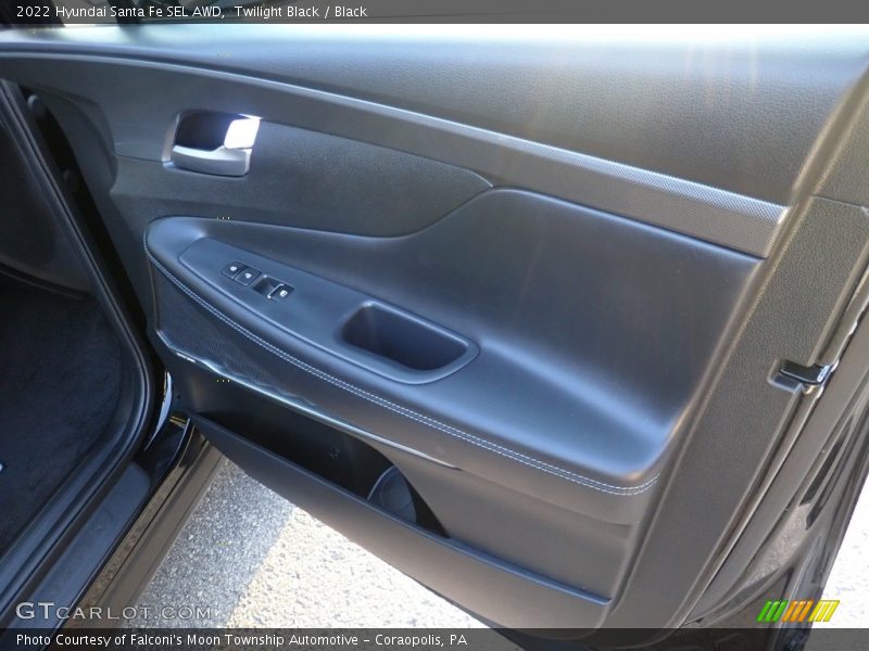 Twilight Black / Black 2022 Hyundai Santa Fe SEL AWD