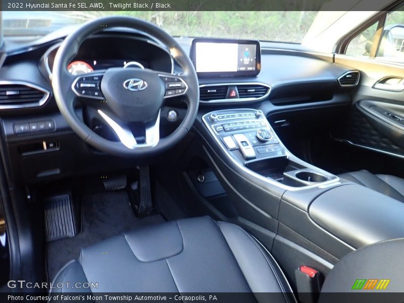 Twilight Black / Black 2022 Hyundai Santa Fe SEL AWD
