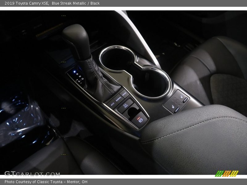 Blue Streak Metallic / Black 2019 Toyota Camry XSE