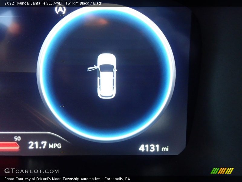 Twilight Black / Black 2022 Hyundai Santa Fe SEL AWD