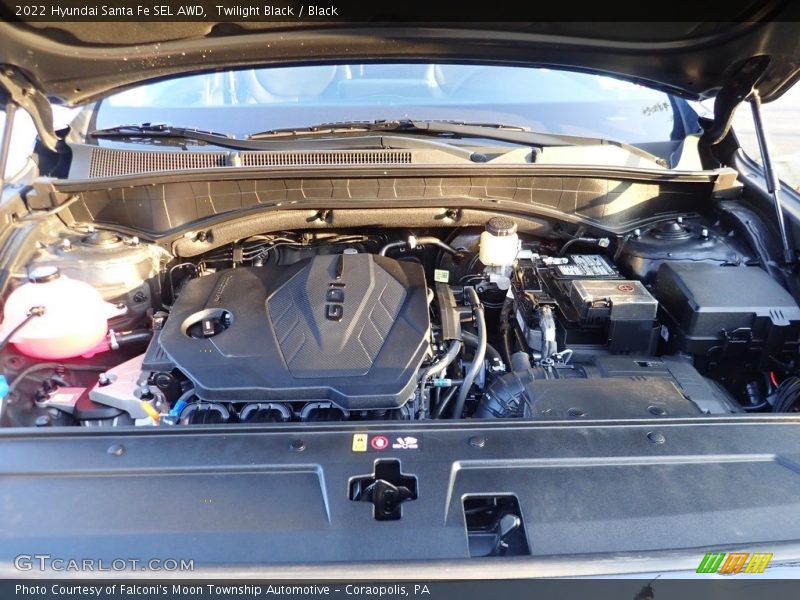 Twilight Black / Black 2022 Hyundai Santa Fe SEL AWD