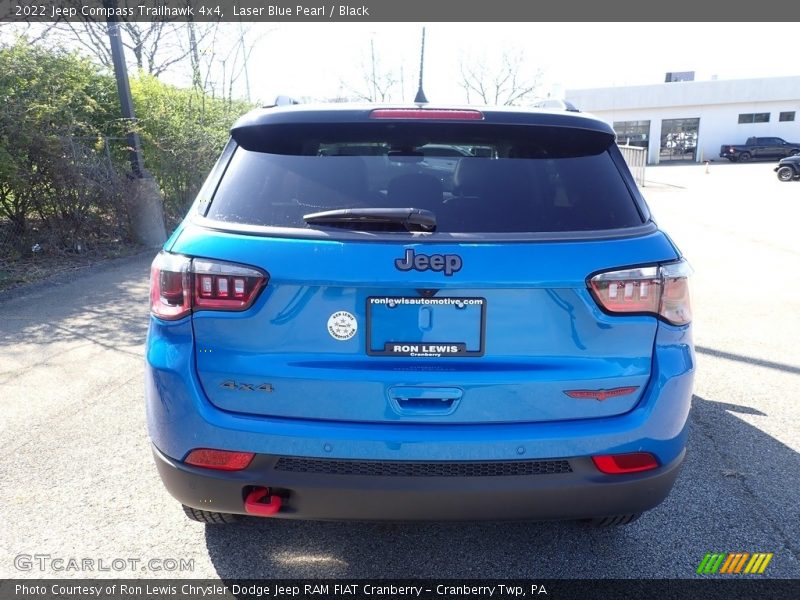 Laser Blue Pearl / Black 2022 Jeep Compass Trailhawk 4x4