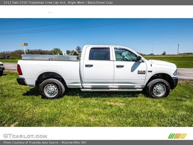 Bright White / Black/Diesel Gray 2013 Ram 2500 Tradesman Crew Cab 4x4