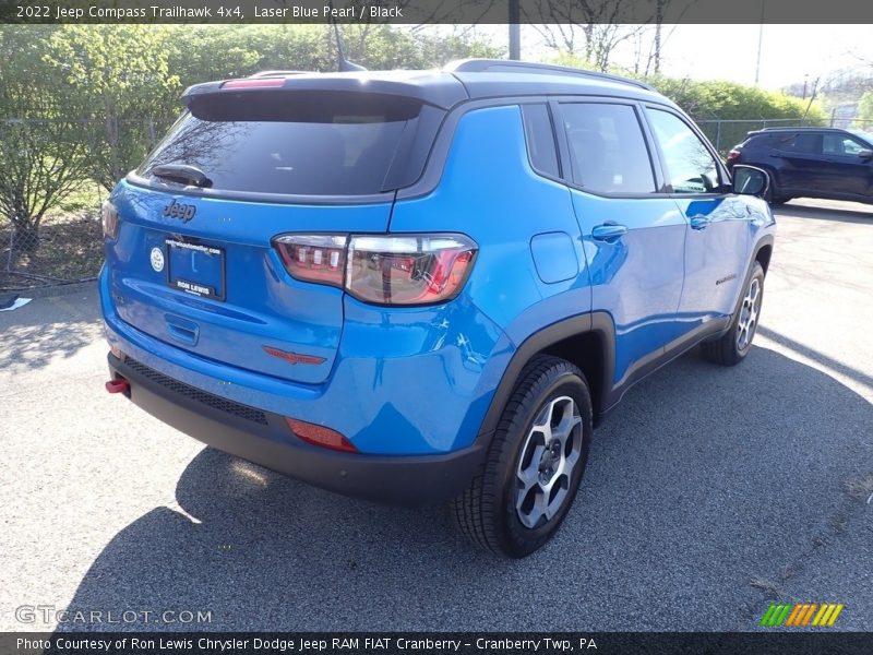 Laser Blue Pearl / Black 2022 Jeep Compass Trailhawk 4x4