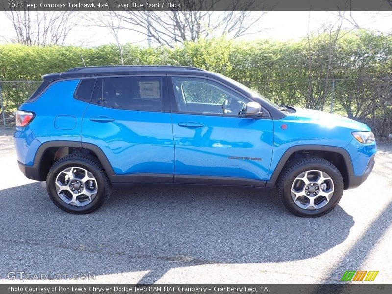 Laser Blue Pearl / Black 2022 Jeep Compass Trailhawk 4x4