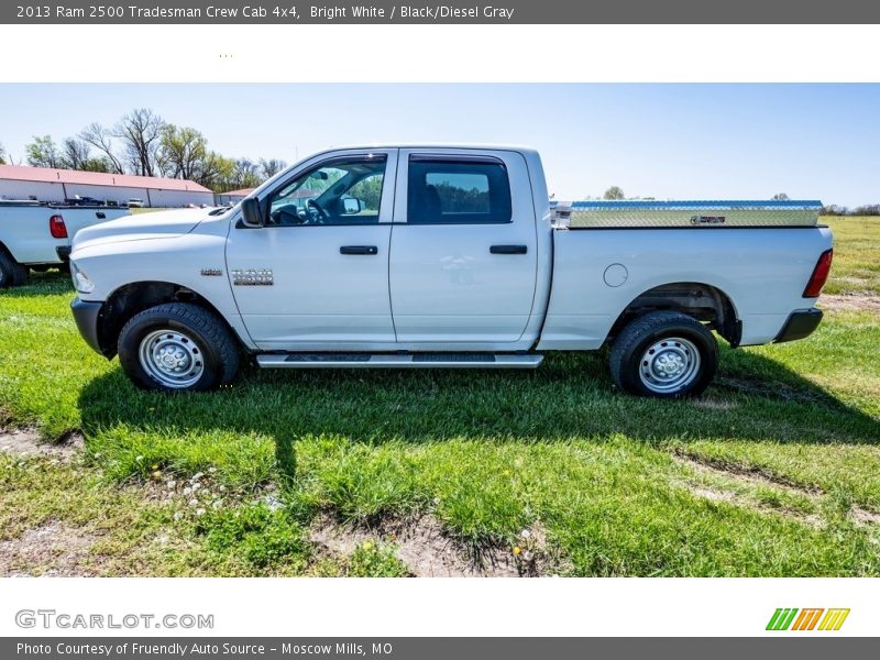 Bright White / Black/Diesel Gray 2013 Ram 2500 Tradesman Crew Cab 4x4