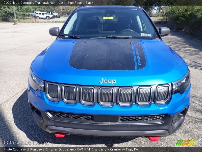 Laser Blue Pearl / Black 2022 Jeep Compass Trailhawk 4x4