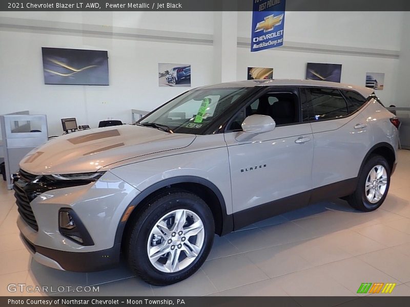Pewter Metallic / Jet Black 2021 Chevrolet Blazer LT AWD