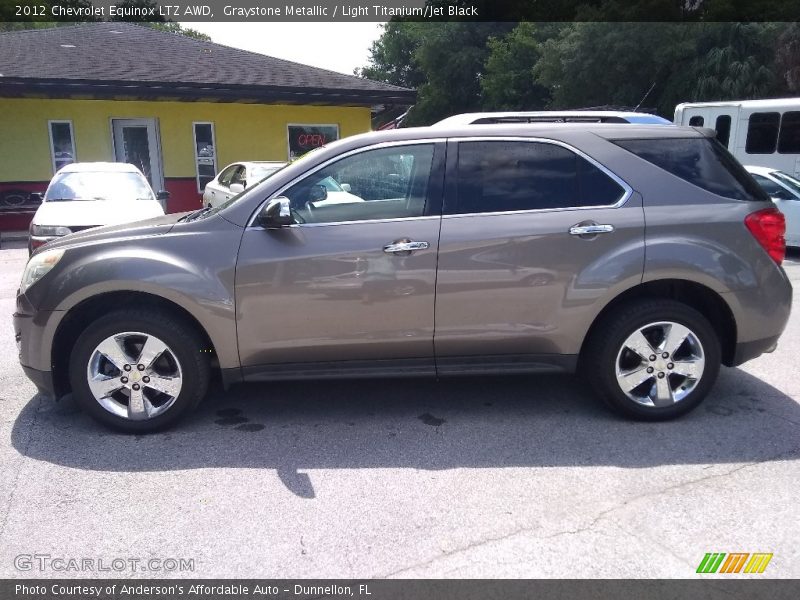 Graystone Metallic / Light Titanium/Jet Black 2012 Chevrolet Equinox LTZ AWD