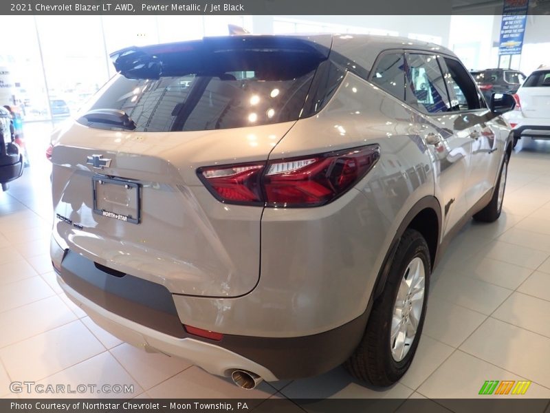 Pewter Metallic / Jet Black 2021 Chevrolet Blazer LT AWD
