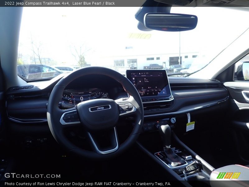 Laser Blue Pearl / Black 2022 Jeep Compass Trailhawk 4x4