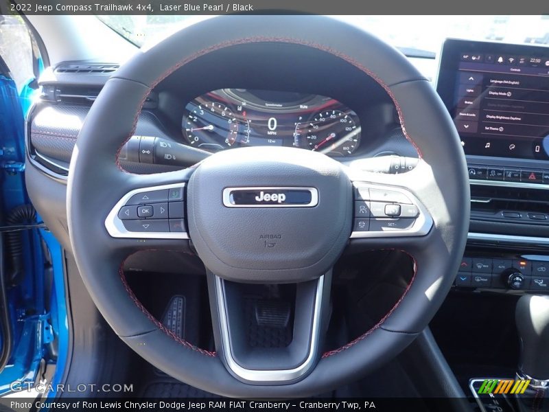 Laser Blue Pearl / Black 2022 Jeep Compass Trailhawk 4x4